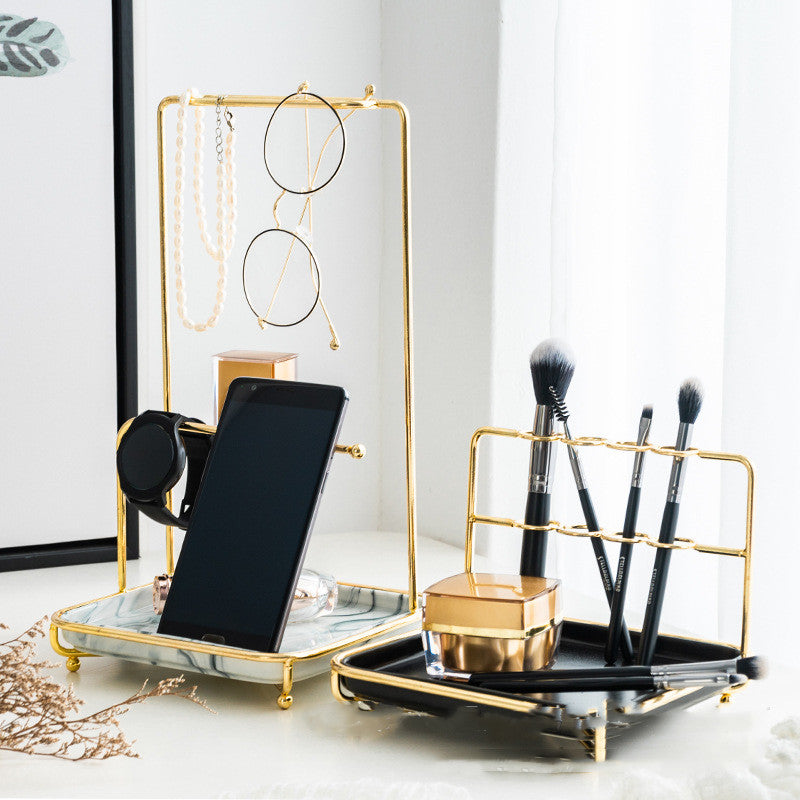 Modern cosmetics storage rack